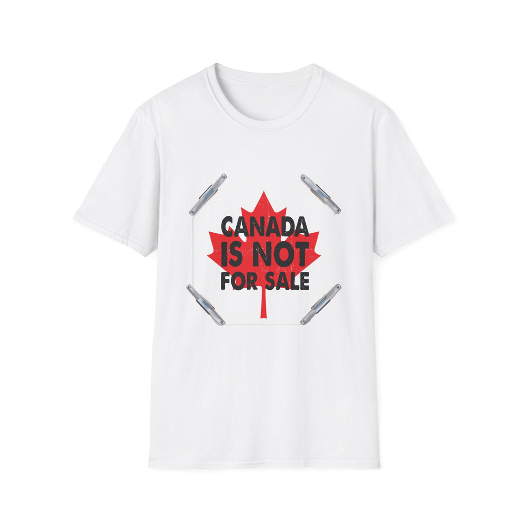 Canada Is Not For Sale T-Shirt – Bold Maple Leaf Protest Tee