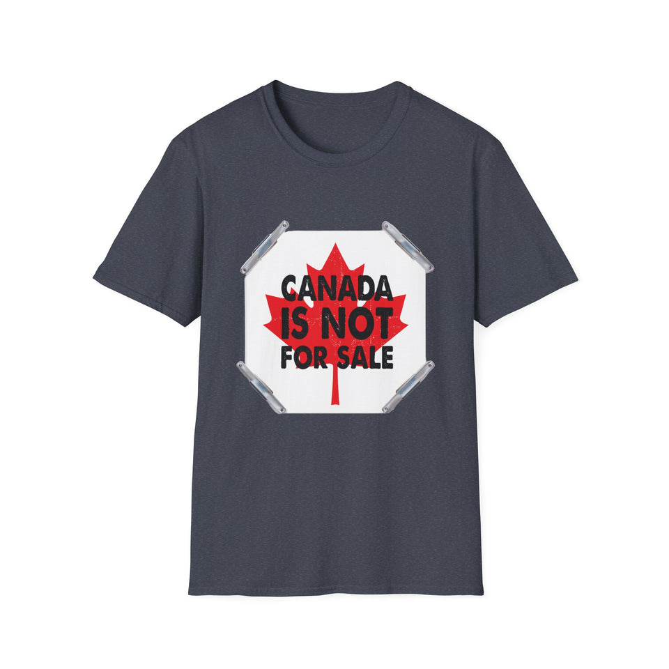 Canada Is Not For Sale T-Shirt – Bold Maple Leaf Protest Tee